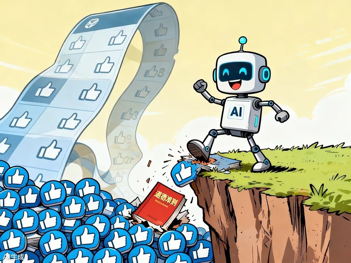 斯坦福大學研究稱AI能被“人氣”沖昏頭腦，會逐漸出現不道德行為